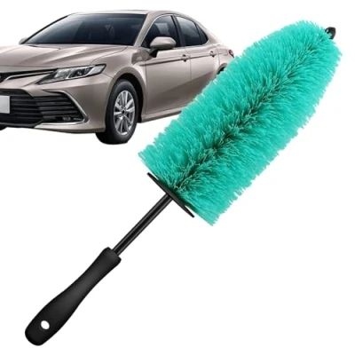Imagen de Neamou Cepillo para Ruedas de Coche Limpiador Llantas,Cepillo Llantas, cepillos Accesorios Detalles automóviles,