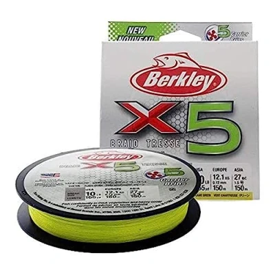 Imagen de Berkley X5 trenzado Flame Green 150m 0,10mm 9,0kg Hilo