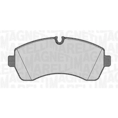 Imagen de MAGNETI MARELLI 363916060647 Juego de pastillas freno preparado para indicador desgaste MERCEDES BENZ: Sprinter 3.5 t Furgón, Furgón
