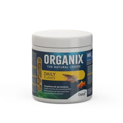 Imagen de OASE ORGANIX Daily Flakes 250 ml alimento básico para acuarios comunitarios, Peces de Acuario Colores, en Forma Copos