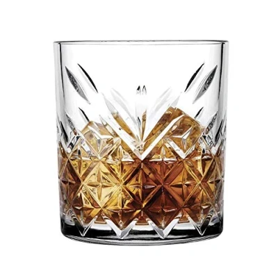 Imagen de Pasabahce 52790 Timeless Vaso de whisky (9,6 cm, 345 ml, 6 unidades), diseño retro