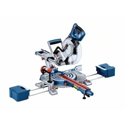 Imagen de Bosch Professional ingletadora telescópica GCM 305 216 D (cortes hasta 66 x mm, incl. 1 disco de sierra, 2 soportes pieza, saco para polvo, mordaza)