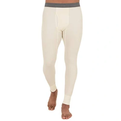 Imagen de Fruit of the Loom Recycled Premium Waffle Thermal Underwear Long Johns Bottom (1, 2, 3, and 4 Packs) Pantalón de Pijama, Negro, S para Hombre