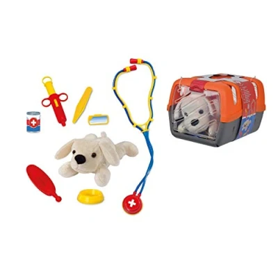 Imagen de Smoby Games &amp; More Maletín veterinario, color naranjo / gris (Simba 5543060)