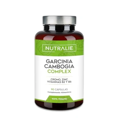 Imagen de Garcinia Cambogia Extra Fuerte 2000mg 60% HCA 90 Cápsulas Efectivo Potente Rápido Cromo + Zinc B2 B6 para Mujer y Hombre Nutralie