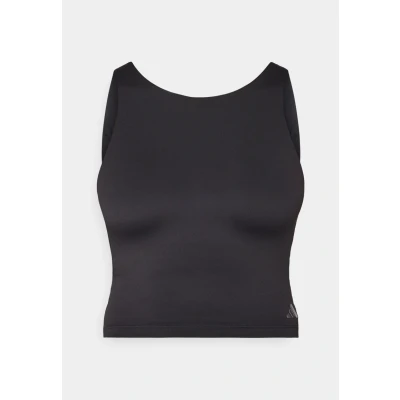 Imagen de adidas Performance YOGA Cropped WITH Inner Shelf Top, Mujer, Talla: Small, Black