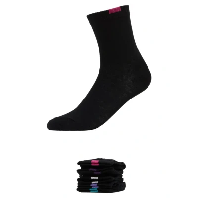 Imagen de DIM Ecodim CREW Socks 5 PACK Calcetines, Mujer, Talla: One Size, Black