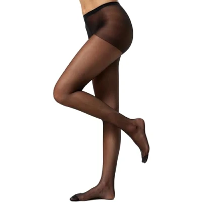 Imagen de Nur Die Seidenfein Strumpfhose Medias Para Mujer, 15 DEN, color Negro (schwarz 94), talla S (Talla del fabricante: 38 40)