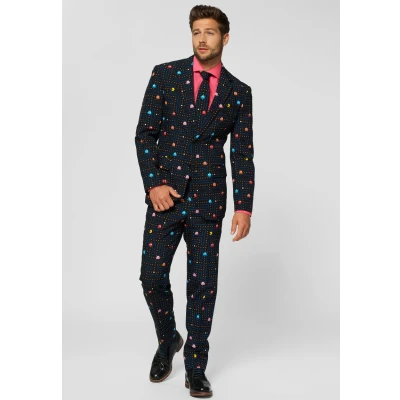 Imagen de Opposuits PAC MAN SET Traje black/multicoloured, Hombre, Talla: 50, Black/multi coloured