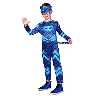 Imagen de Ciao Gatuno Catboy disfraz niño original PJ Masks (Talla 3 4 años) con máscara