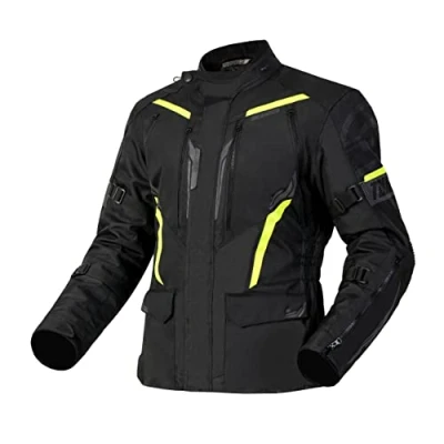 Imagen de OZONE Moto Tour III Chaqueta de Hombre Textil Membrana Impermeable Reissa Forro Thermolite Protectores Codos y Hombros 8 Canales Ventilación