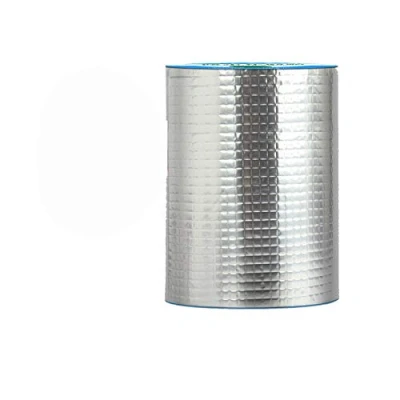 Imagen de cinta adhesiva fuerte de papel aluminio, intermitente goma butilo para reparar fugas tuberías techo y pared, 20 cm x 5 m