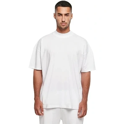 Imagen de Build Your Brand Camiseta de Cuello Grande, Blanco, M para Hombre