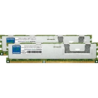 Imagen de 32GB (2 x 16GB) DDR3 800/1066/1333/1600/1866MHz 240 PIN ECC REGISTRADO DIMM (RDIMM) Memoria RAM Kit para SERVIDORES/Estaciones DE Trabajo/Placas Base (4 Rank CHIPKILL)