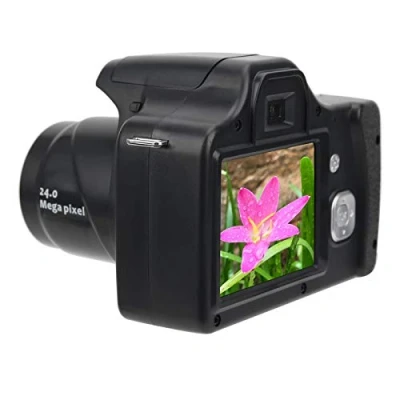 Imagen de Akozon Camara de Fotos Videocámara con Cámara Video, Pantalla LCD 3.0 Pulgadas Zoom 18X HD SLR Digital portátil Larga Distancia Focal(Estándar)