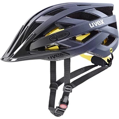 Imagen de uvex i vo cc MIPS, casco todoterreno ligero unisex, sistema luz LED opcional, midnight, silver matt, 52 57 cm