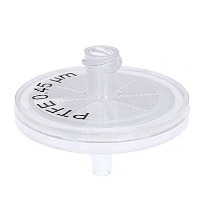 Imagen de GVS Filter Technology, Filtro de jeringa, ABLUO, 25mm, Membrana PTFE, 0.45µm, alojamiento PP, 100/pc
