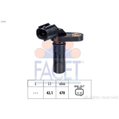 Imagen de Sensor, RPM FACET 9.0636