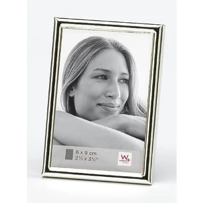 Imagen de walther design WD069SD Marco de fotos color plateado, 6 x 9 cm, juego 2 unidades, portarretratos Chloe