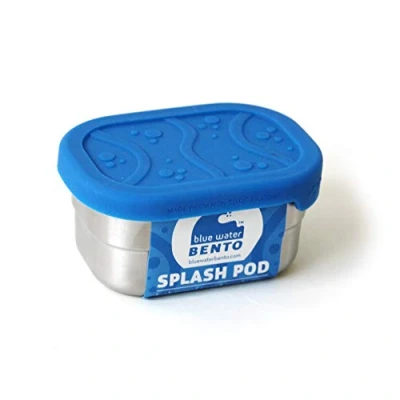 Imagen de Divers ECOlunchbox Splash Pod Caja pequeña de acero inoxidable con tapa silicona