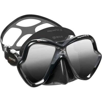 Imagen de Mares X Vision Ultra LS Gafas de Buceo Unisex, Color Gris Claro/Negro, Talla Bx Mirrored