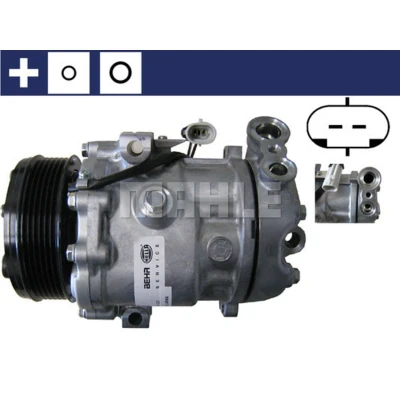Imagen de MAHLE ORIGINAL ACP 83 000S Compresor de Aire Acondicionado SD6V12 12 PAG 46 R 134 a con junta anular OPEL: Astra G Berlina, CC