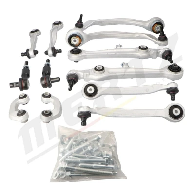 Imagen de MERTZ M S0645 Juego de reparación del brazo suspensión eje delantero, ambos lados con accesorios, tuercas tornillos