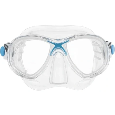 Imagen de Cressi Tauchmaske Marea Junior Gafas de Snorkeling, Infantil, Transparente/Azul, 7 13 años