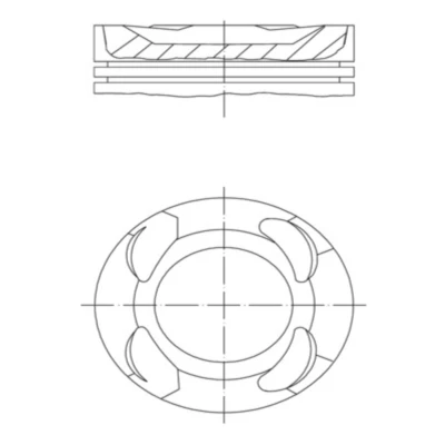 Imagen de Pistón MAHLE ORIGINAL 081 PI 00109 000