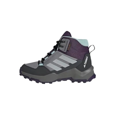 Imagen de adidas Terrex AX4R Mid Rain.RDY Hiking Shoes, Zapatos de Senderismo, Grey Three/Grey Two/Semi Flash Aqua, 28 EU