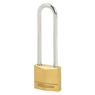 Imagen de Master Lock 130EURDLJ Candado de Ancho con Cuerpo Latón Macizo, Dorado, 30mm
