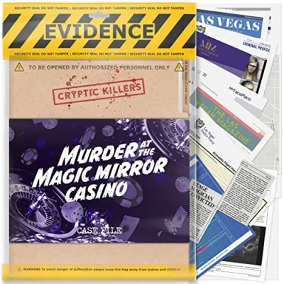 Imagen de Cryptic Killers Juego de misterio Asesinato sin resolver Archivos caso frío Investigación Detective Evidence &amp; Crime File individuos, citas nocturnas y juegos fiesta en el