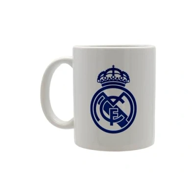 Imagen de CyP Brands Real Madrid, Taza, Taza Cerámica, Menaje, Desayuno, Tazas Originales, Color Blanco, Producto Oficial