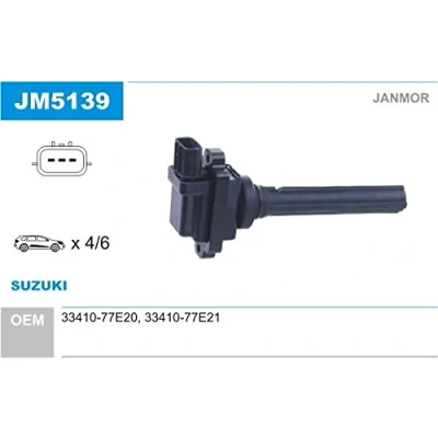 Imagen de JANMOR JM5139 Bobina de encendido SUZUKI: Vitara I SUV