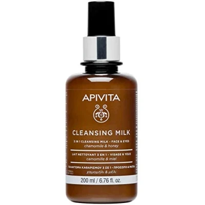 Imagen de Apivita 3 In 1 Clenasing Milk For Face &amp; Eyes 250ml