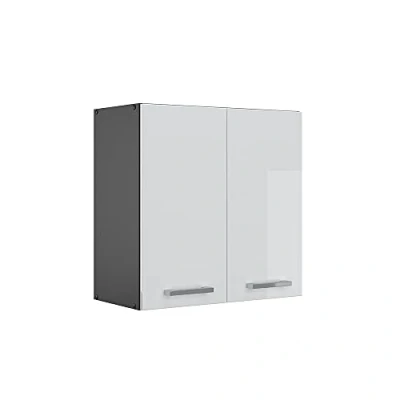 Imagen de Vicco Armario Colgante R Line, Blanco Alto Brillo/Antracita, 60 cm
