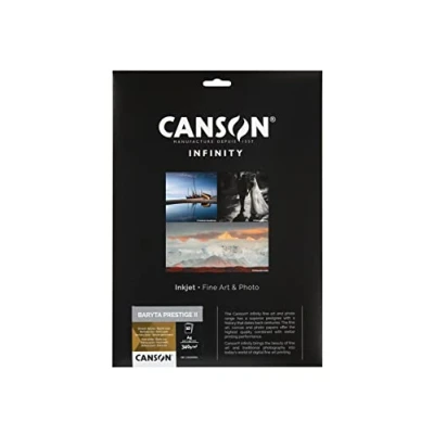 Imagen de Canson Infinity Baryta Prestige II Pack A4 10 hojas 340g