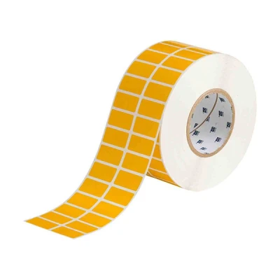 Imagen de Brady THT 6 423 10 YL etiqueta de poliéster amarillo brillante 38,10 x 19,05 mm (original)