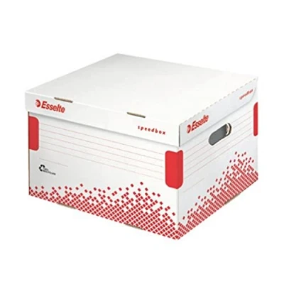 Imagen de Esselte Caja de almacenamiento y transporte Speedbox 3 x 100 mm, color blanco