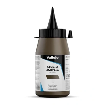Imagen de Vallejo Colores acrílicos studio 500ml, color sombra natural