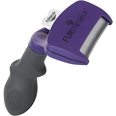 Imagen de FURminator deShedding, Tool para gatos medianos/grandes de pelo corto, Cepillo talla M/L eliminar el suelto, Diseño mejorado