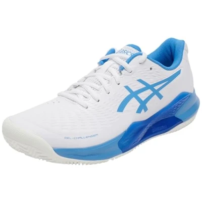Imagen de Asics Gelchallenger 14 Zapatillas de tenis para tierra batida, Mujer, Talla: 40, White/blue coast Zapatos