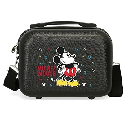 Imagen de Disney Have A Good Day Mickey Neceser ABS Adaptable, Niñas, Negro, 29x21x15 cms