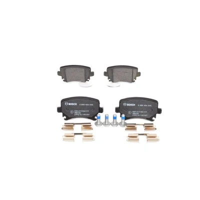 Imagen de BOSCH 0 986 494 595 Juego de pastillas freno Low Metallic con instrucciones montaje, Chapa antichirridos, tornillos AUDI: TT Coupé norauto,