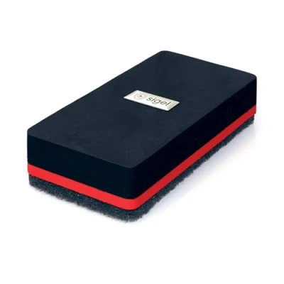 Imagen de SIGEL BA188 Borrador de pizarra seca, magnético, 13 x 6 cm, negro