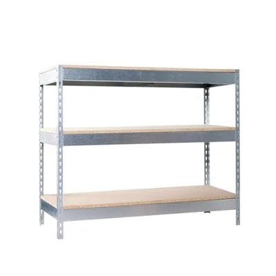 Imagen de Simon Rack Banco de Trabajo Taller, Mesa Carga Máxima 400 kg, 900x1200x600 mm, Bricolaje, 3 Alturas, Galva/Madera BT BASIC
