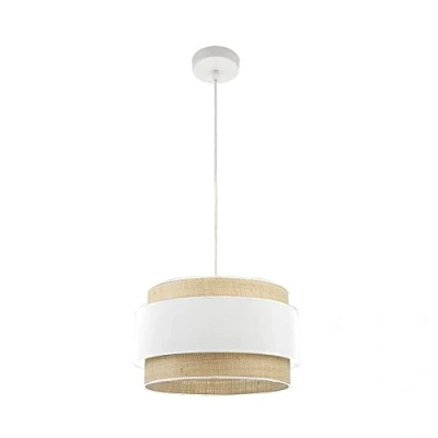 Imagen de Colgante Regulable modelo Kandy 1luz Natural/blanco FABRILAMP