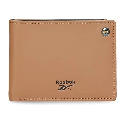 Imagen de Reebok Switch Cartera Horizontal con Monedero Marrón 11x8x1 cms Piel
