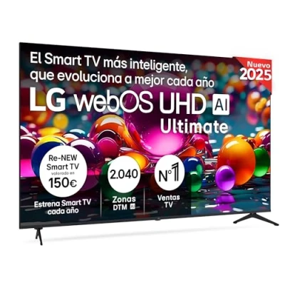 Imagen de LG 75UA75006LA TV 75&quot;, UHD 4K, WebOS 25, Ultimate IA, HDR10 Pro, Super Upscaling, Dolby Digital Plus, Google Assistant, Negro