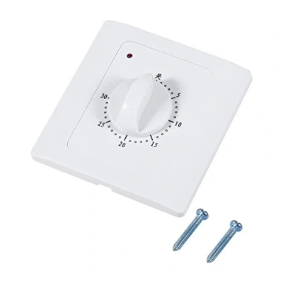 Imagen de AC 220V 10A 30 min Temporizador, MAGT Interruptor de Temporizador Cuenta Regresiva, Atrás Tiempo Eléctrico para Hogar